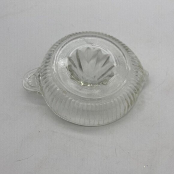 Vintage Glass Juicer Orange Juice Reamer Depression Glass Handle Spout 8” Long - Picture 4 of 7